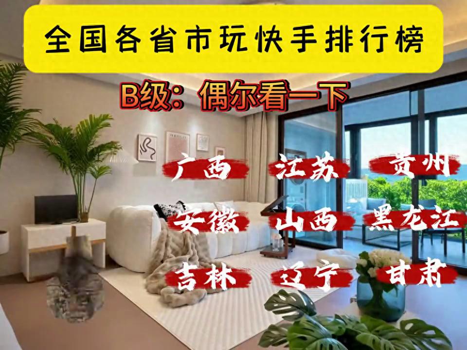 全國各省市玩兒快手排行榜,快來看看有沒有你的省 #內容...